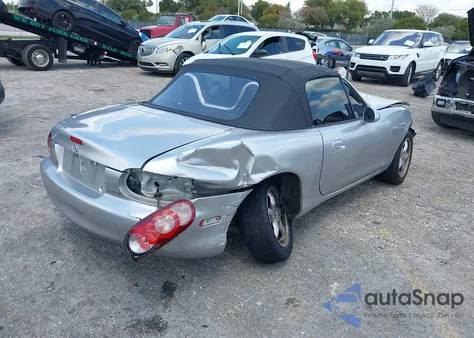 2002 Mazda Mx-5 Miata Cloth/Ls/Se из США, поврежденный, VIN JM1NB353920231986